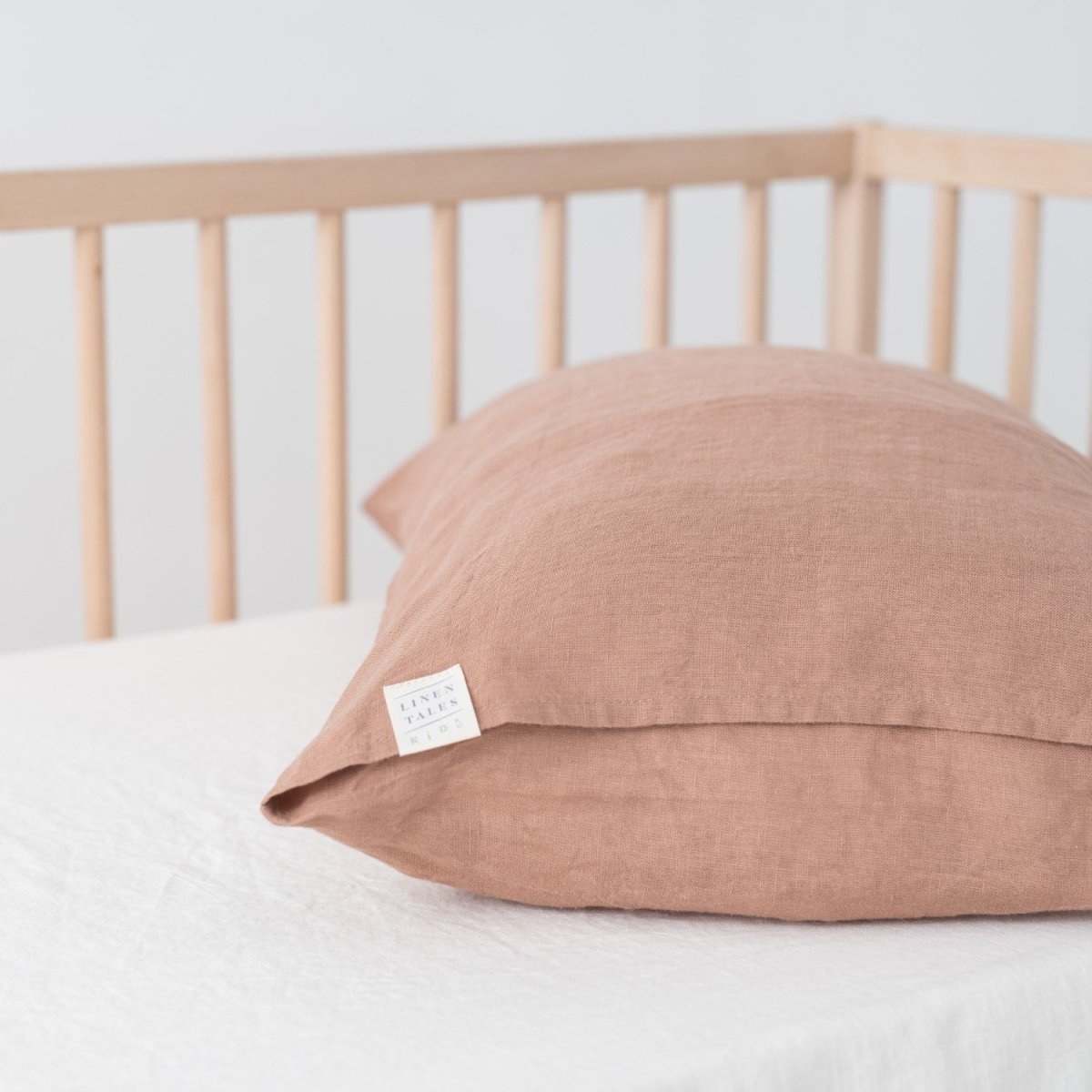 Kids’ Linen Duvet Cover Set (Cafe Creme) – 100% Linen, Handmade - Tiny Tugz™