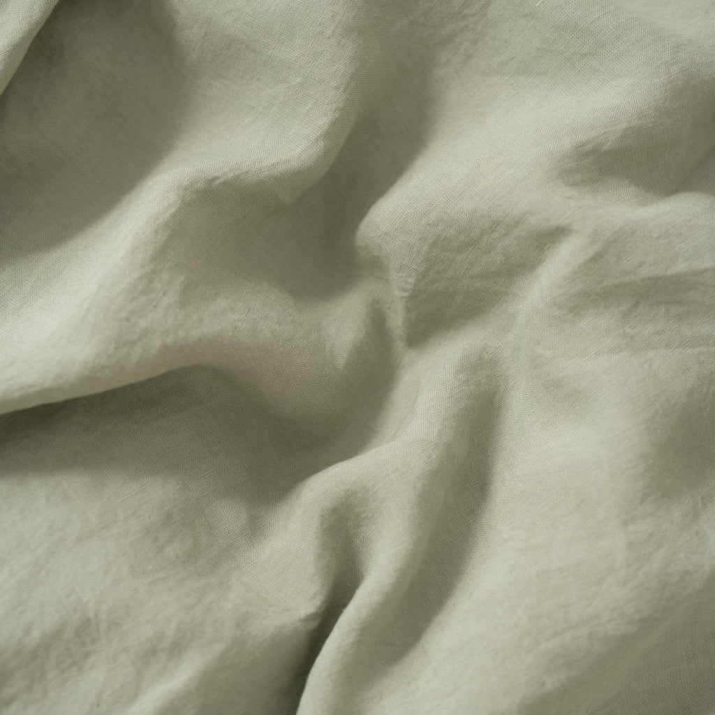 Kids’ Linen Duvet Cover Set (Sage) – 100% Linen, Handmade - Tiny Tugz™