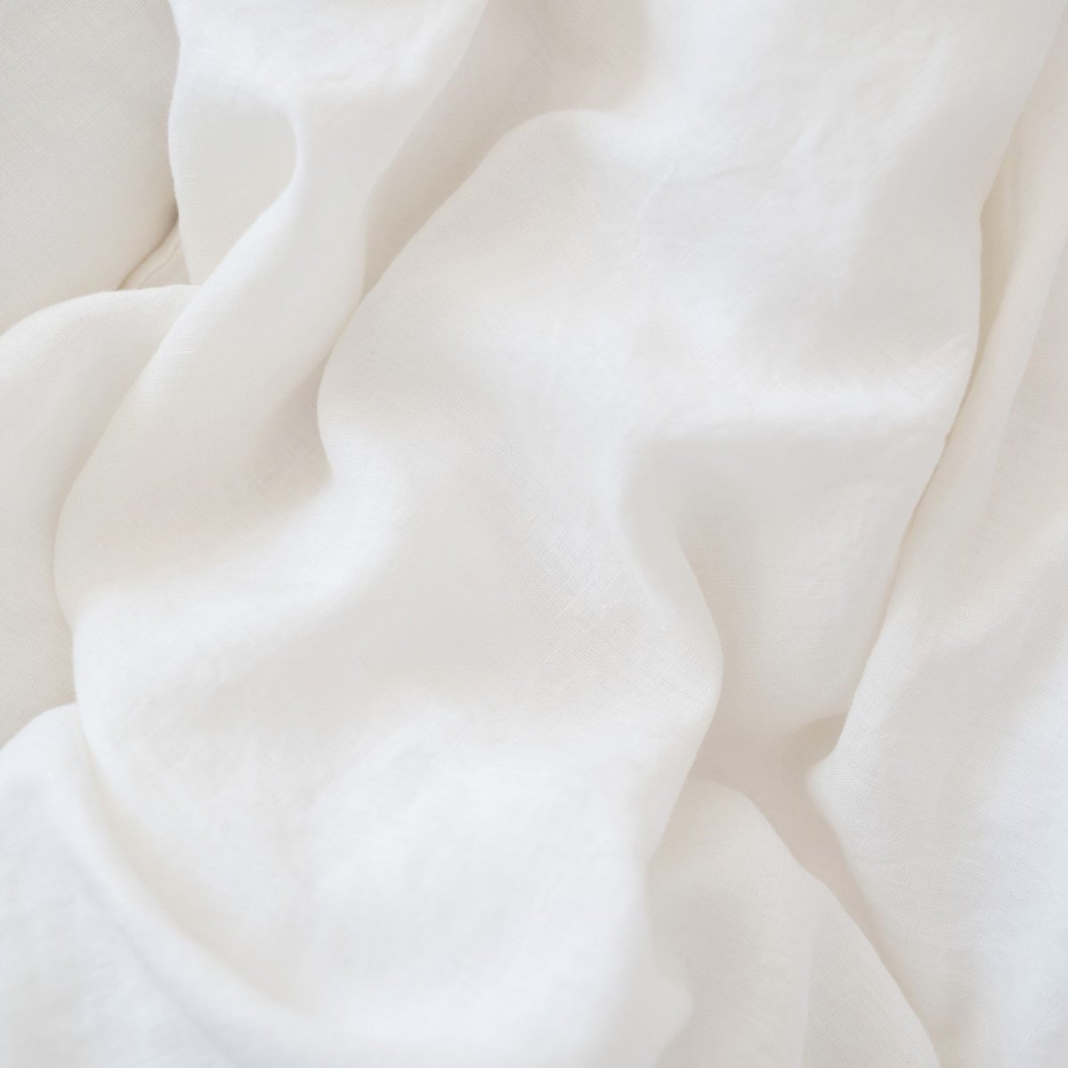 Kids’ Linen Duvet Cover Set (White) – 100% Linen, Handmade - Tiny Tugz™