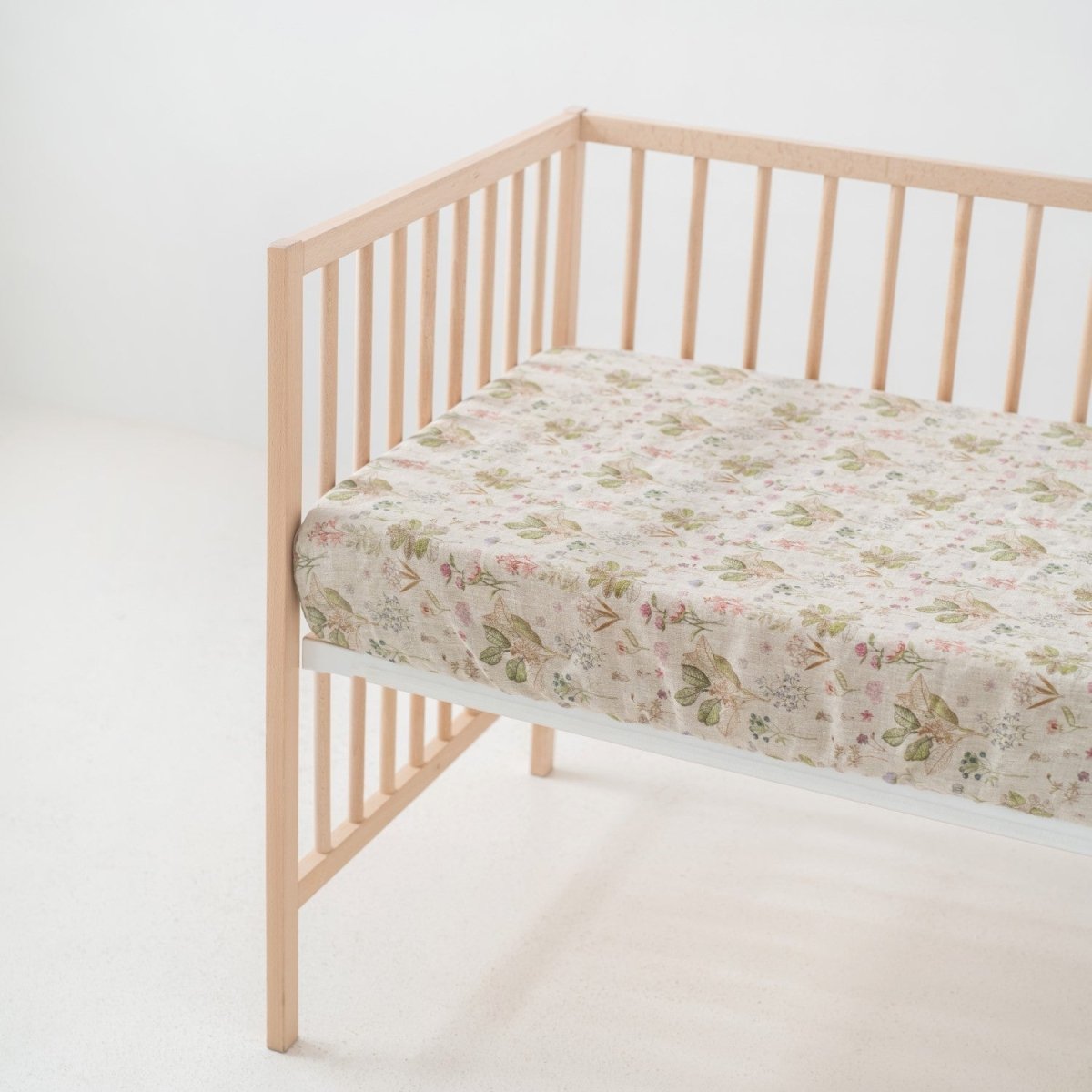 Kids’ Linen Fitted Sheet (Botany) – 100% Linen, Handmade - Tiny Tugz™
