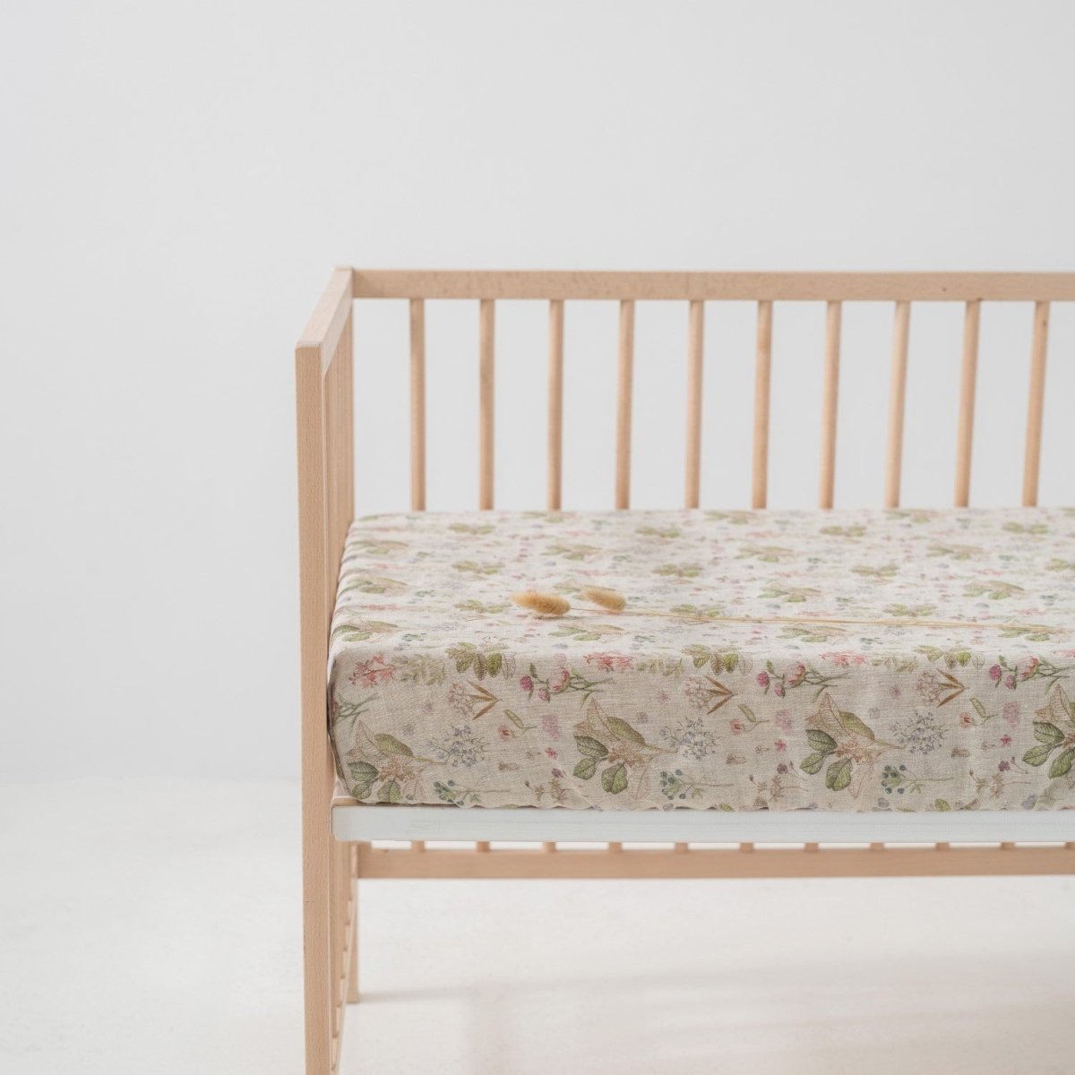 Kids’ Linen Fitted Sheet (Botany) – 100% Linen, Handmade - Tiny Tugz™