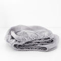 Kids’ Linen Fitted Sheet (Light Grey) – 100% Linen, Handmade - Tiny Tugz™