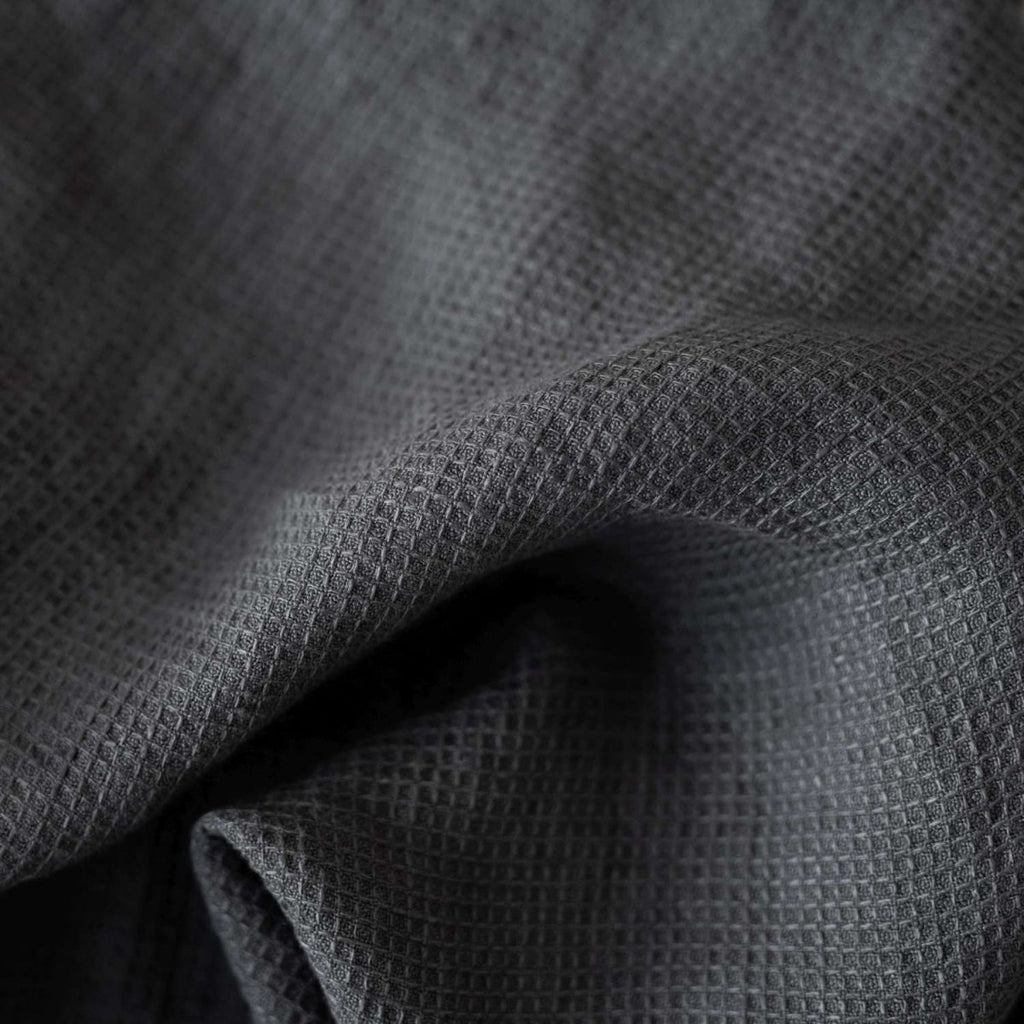 Kids’ Linen Towel Collection (Charcoal) – 100% Waffle Linen, Handmade - Tiny Tugz™