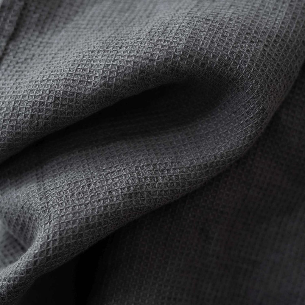Kids’ Linen Towel Collection (Charcoal) – 100% Waffle Linen, Handmade - Tiny Tugz™