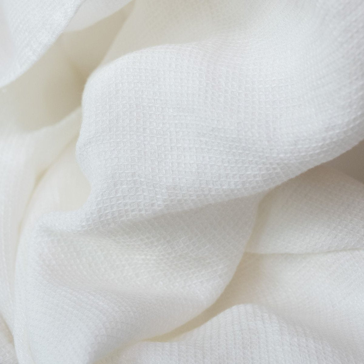 Kids’ Linen Towel Collection (White) – 100% Waffle Linen, Handmade - Tiny Tugz™