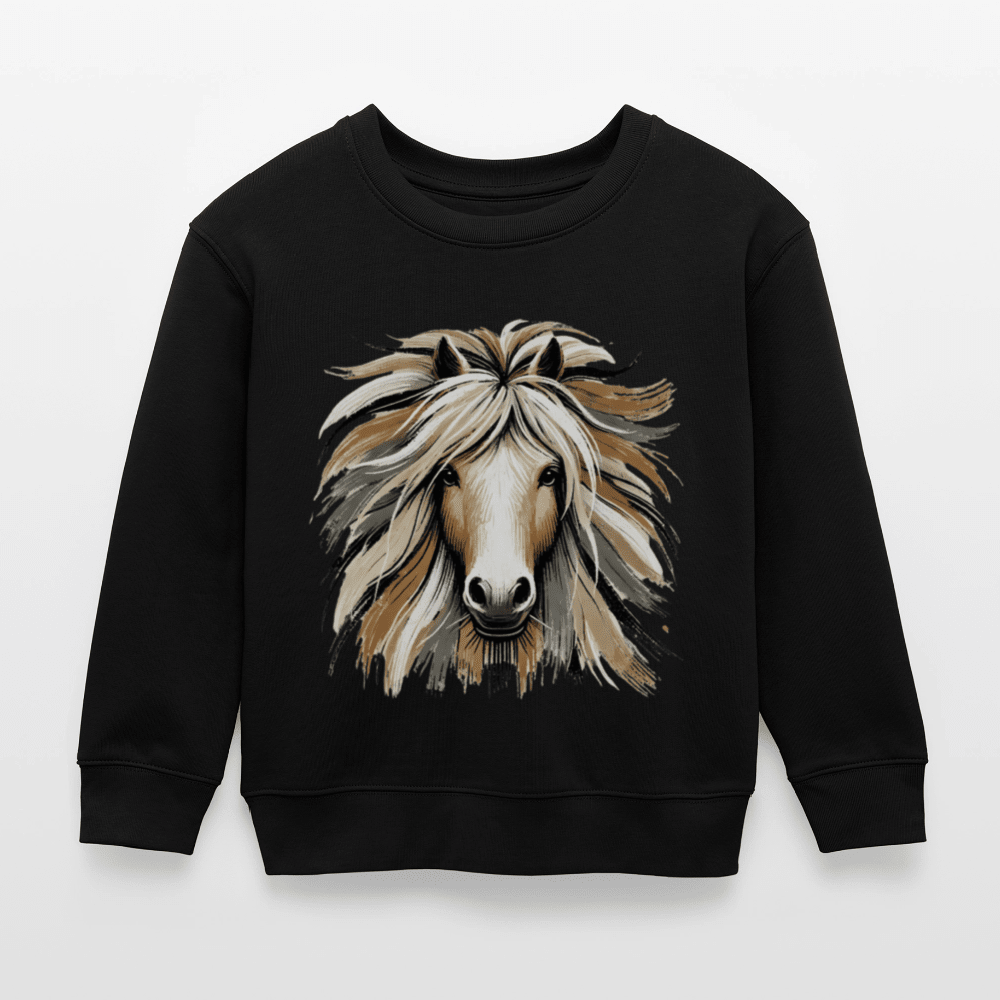 Kids Organic Cotton Sweatshirt (Canvas Horse) - Tiny Tugz™