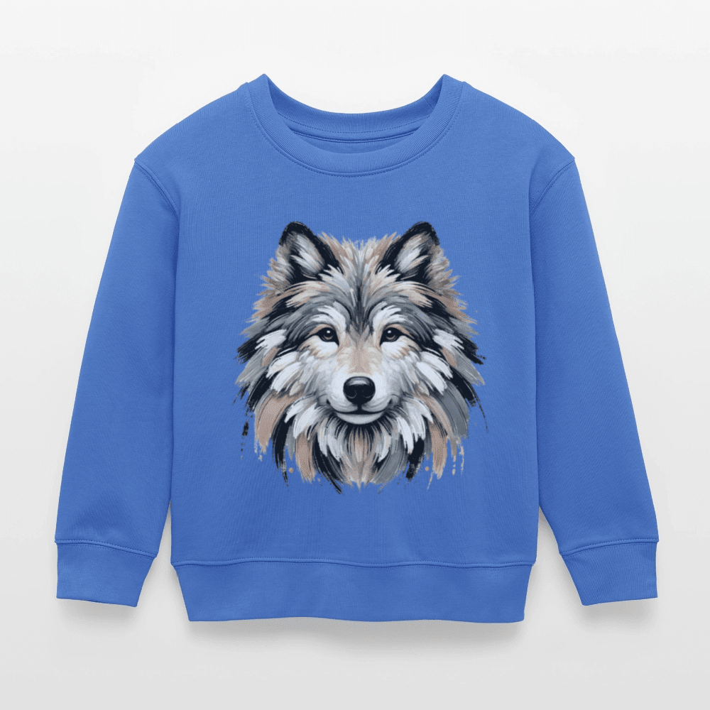 Kids Organic Cotton Sweatshirt (Canvas Wolf) - Tiny Tugz™