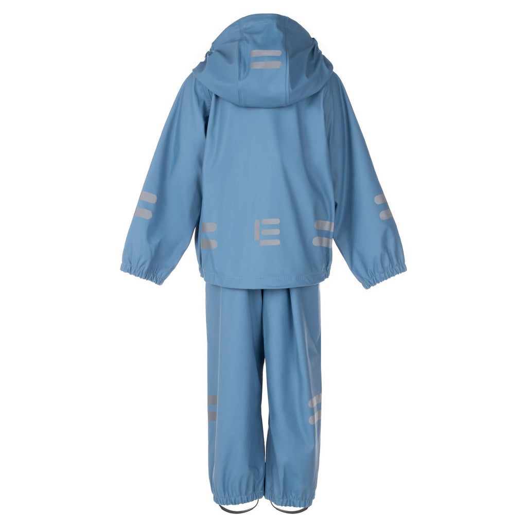 Kids’ Rain Jacket and Dungaree Set – Blue - Tiny Tugz™