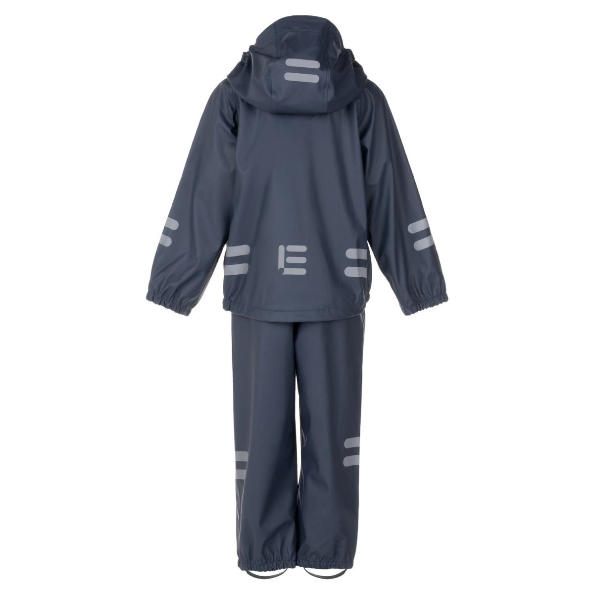 Kids’ Rain Jacket and Dungaree Set – Navy Blue - Tiny Tugz™