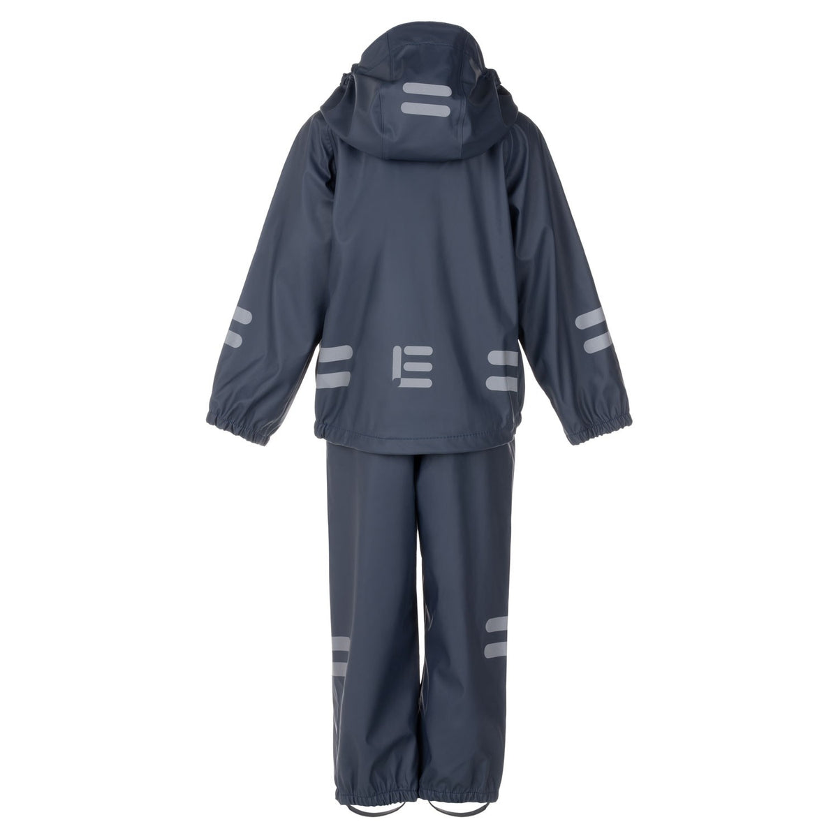 Kids’ Rain Jacket and Dungaree Set – Navy Blue - Tiny Tugz™