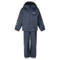 Kids’ Rain Jacket and Dungaree Set – Navy Blue - Tiny Tugz™