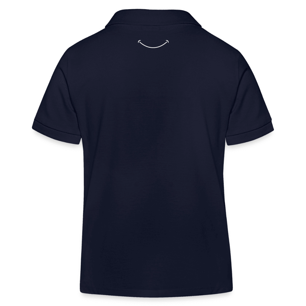 Kids Smart Casual Organic Cotton Set (Navy Polo + Grey Shorts) - Tiny Tugz™