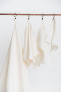 Kids’ Waffle Cotton Towel Collection (Cream) – 100% Cotton, Handmade - Tiny Tugz™