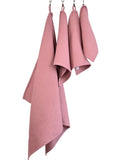 Kids’ Waffle Cotton Towel Collection (Pink) – 100% Cotton, Handmade - Tiny Tugz™