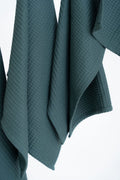 Kids’ Waffle Cotton Towel Collection (Teal) – 100% Cotton, Handmade - Tiny Tugz™