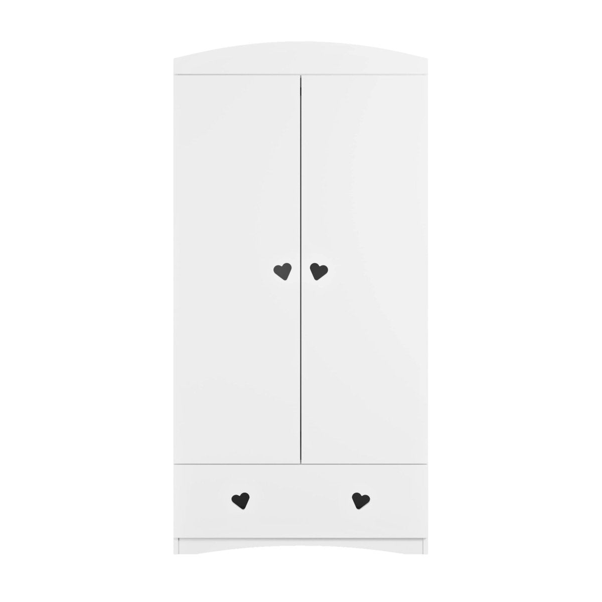 Kids' Wardrobe Julia - Heart Cut-Outs - White - Tiny Tugz™
