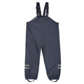 Kids’ Waterproof Rain Dungarees – Navy Blue - Tiny Tugz™