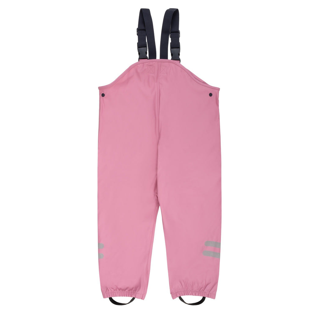 Kids’ Waterproof Rain Dungarees – Pink - Tiny Tugz™