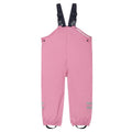 Kids’ Waterproof Rain Dungarees – Pink - Tiny Tugz™