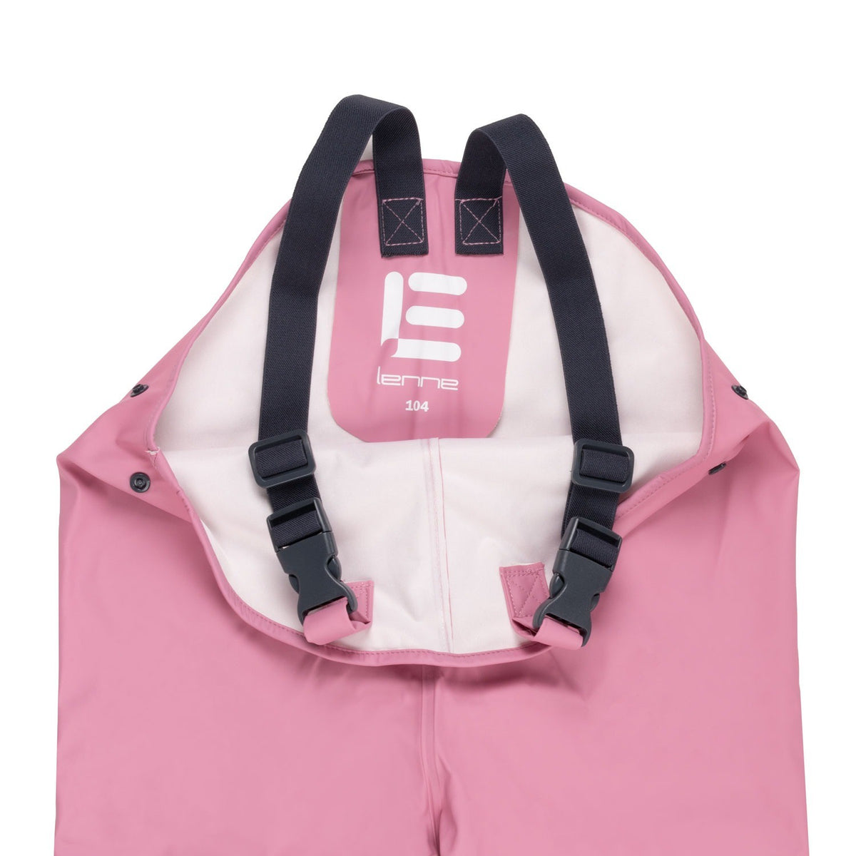 Kids’ Waterproof Rain Dungarees – Pink - Tiny Tugz™