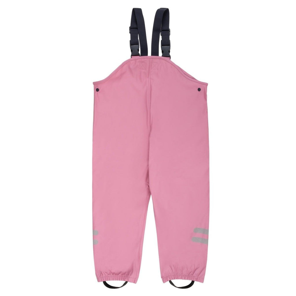 Kids’ Waterproof Rain Dungarees – Pink - Tiny Tugz™