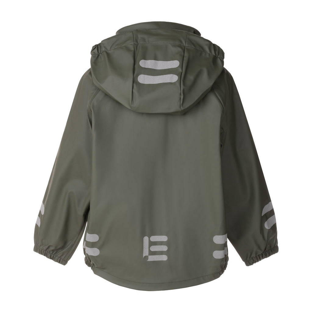 Kids’ Waterproof Rain Jacket – Green - Tiny Tugz™