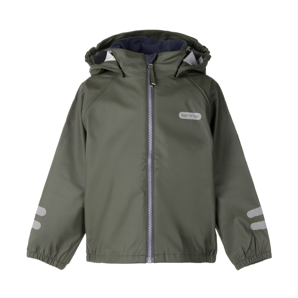 Kids’ Waterproof Rain Jacket – Green - Tiny Tugz™