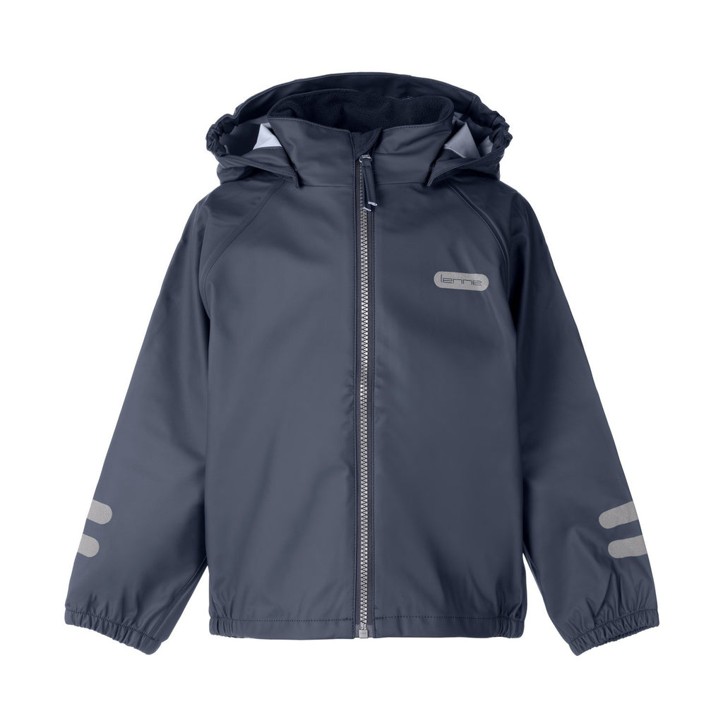 Kids’ Waterproof Rain Jacket – Navy Blue - Tiny Tugz™