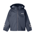 Kids’ Waterproof Rain Jacket – Navy Blue - Tiny Tugz™