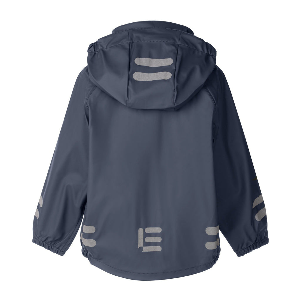 Kids’ Waterproof Rain Jacket – Navy Blue - Tiny Tugz™