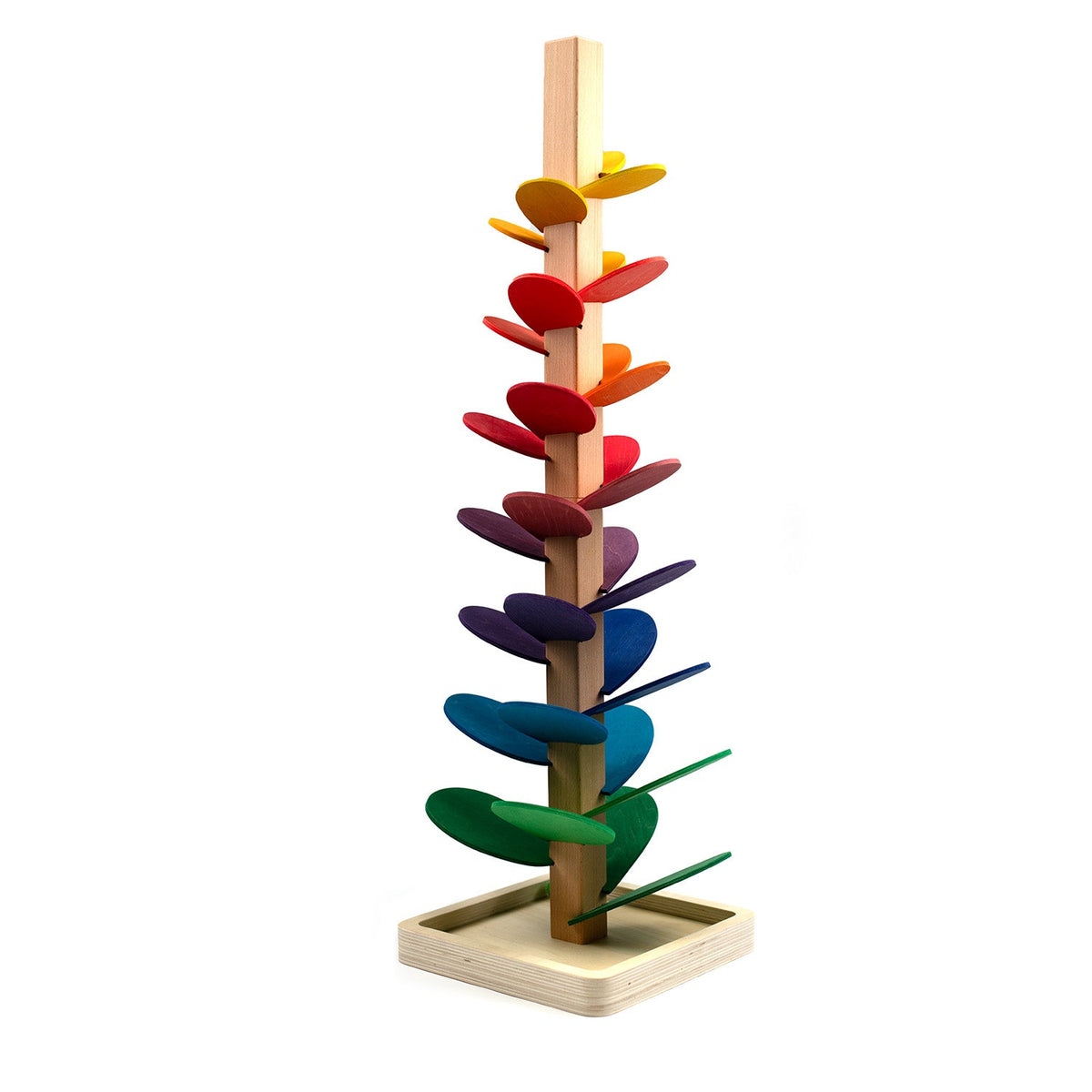 Wooden Toy - Marble Run Tree, Medium (72cm) - Montessori Open-Ended Toy
