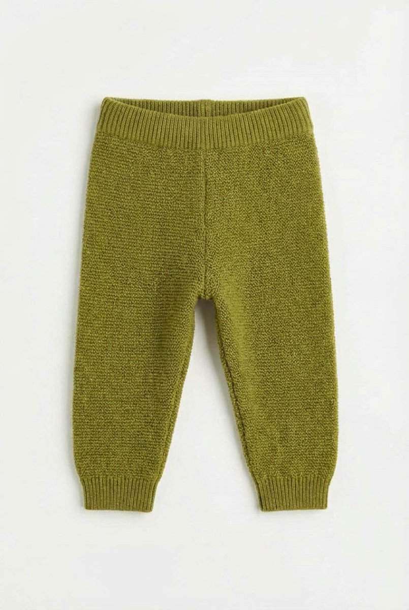 Knitted Merino Wool Baby Pants - Pickle - Tiny Tugz™