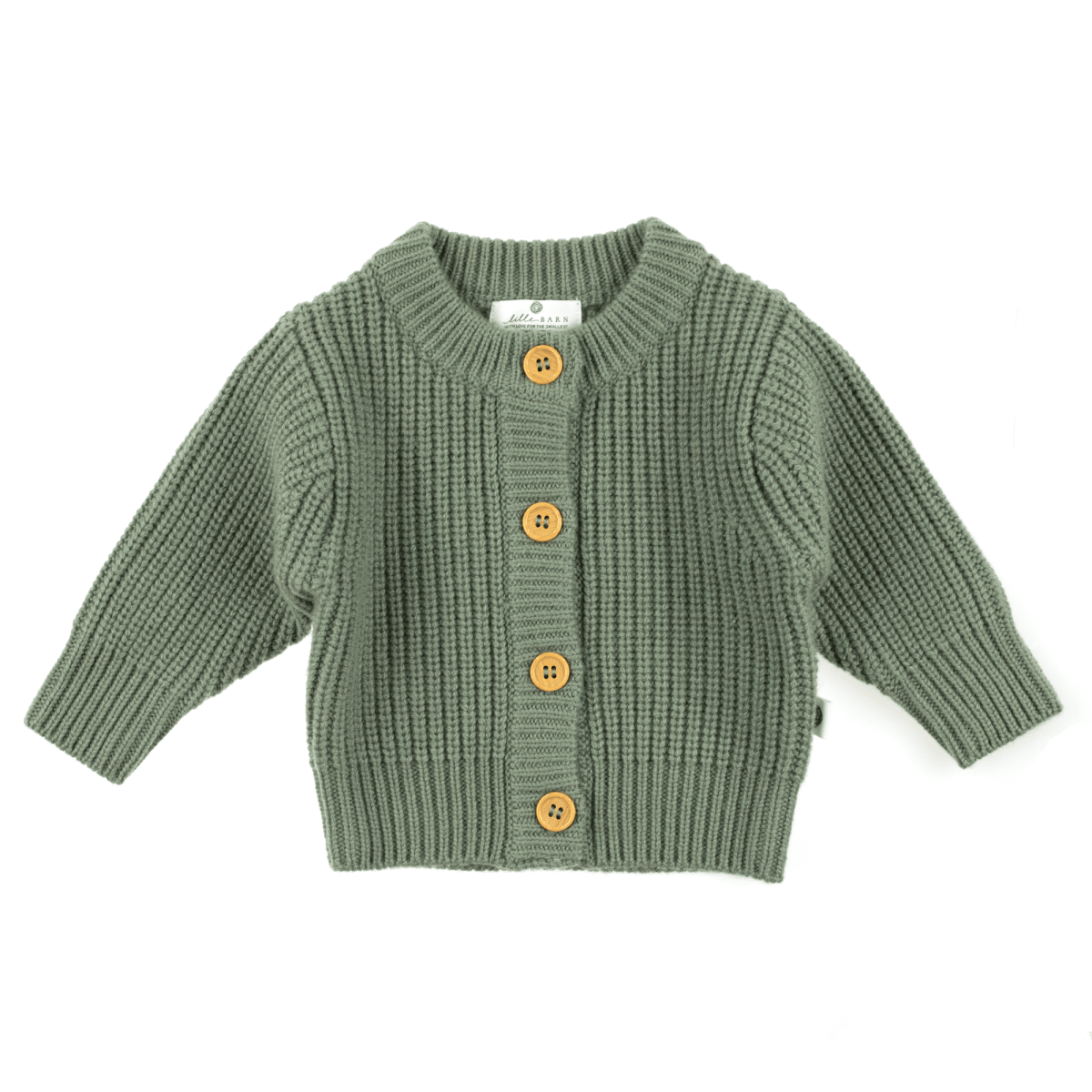 Knitted Wool Baby Cardigan - Merino Wool - Harper - Tiny Tugz™
