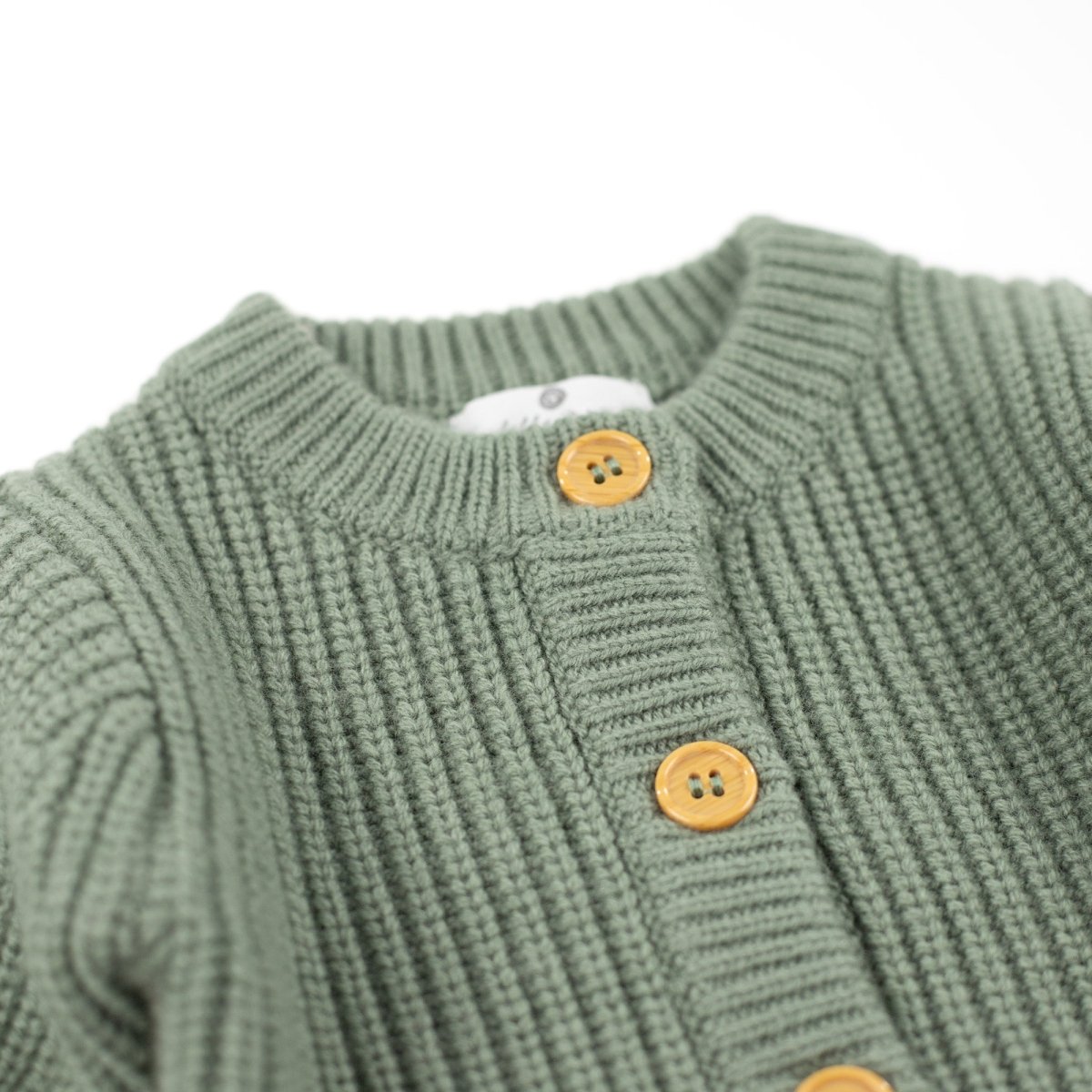 Knitted Wool Baby Cardigan - Merino Wool - Harper - Tiny Tugz™