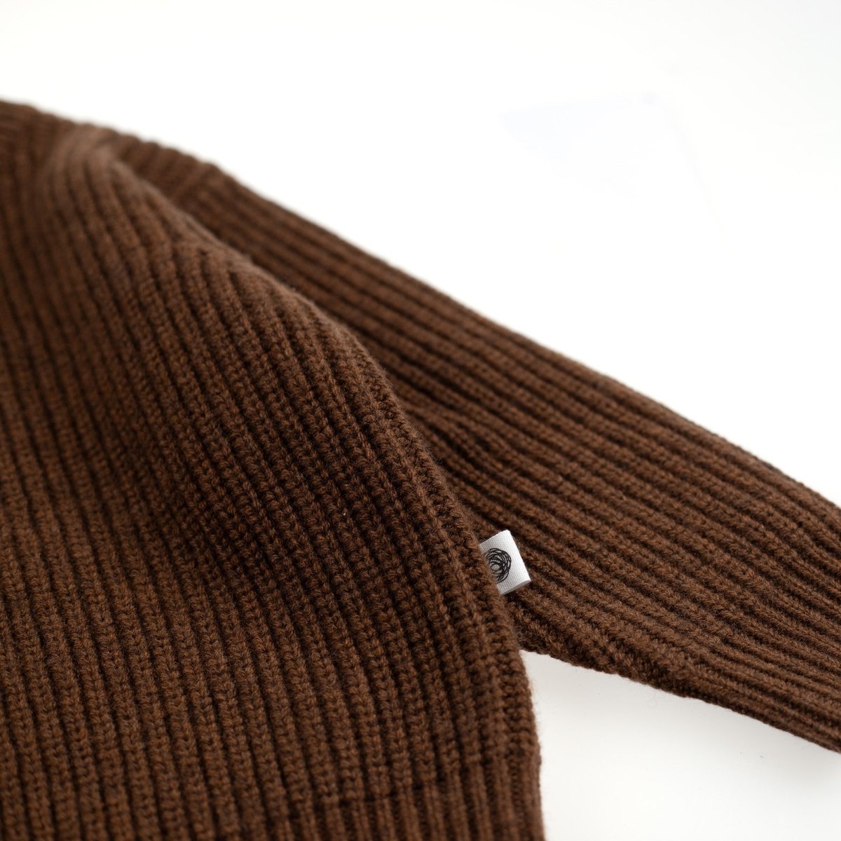Knitted Wool Baby Sweater - Merino Wool - Brunette - Tiny Tugz™