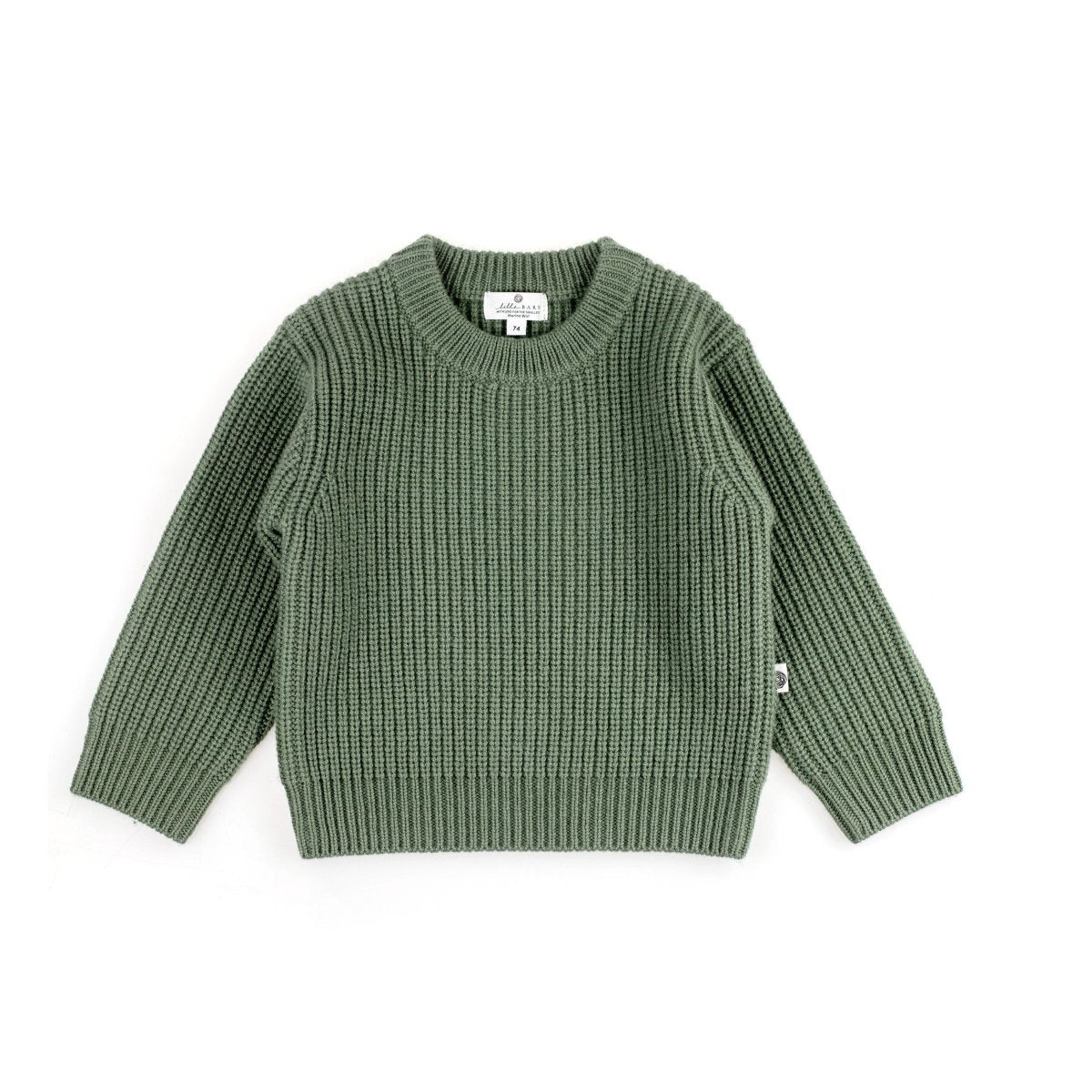 Knitted Wool Baby Sweater - Merino Wool - Harper - Tiny Tugz™