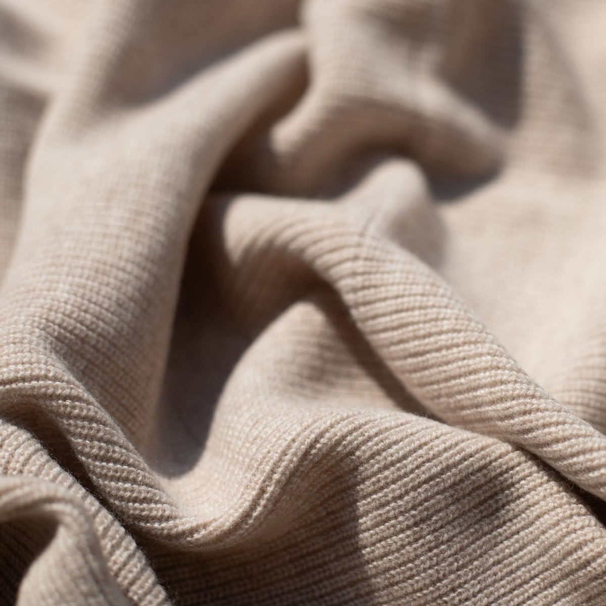 Knitted Wool Baby/Children's Blanket - Merino Wool - Garlic - Tiny Tugz™