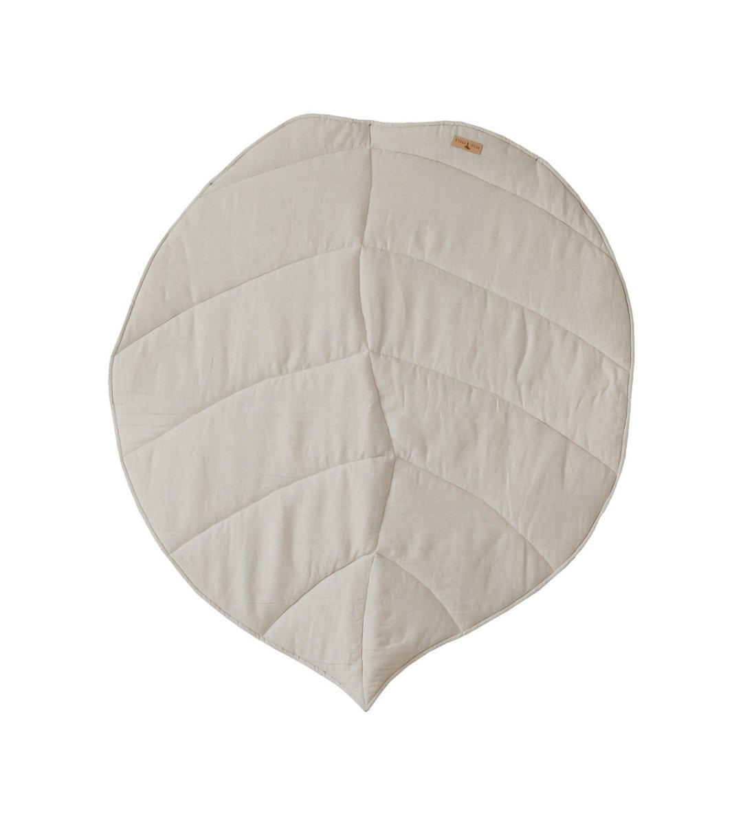 Leaf Play Mat (Sand) – Cotton & Linen, Handmade - Tiny Tugz™