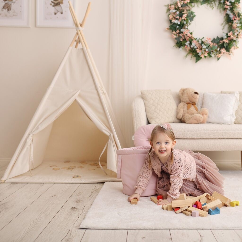 Light Beige Teepee Tent - Tiny Tugz™