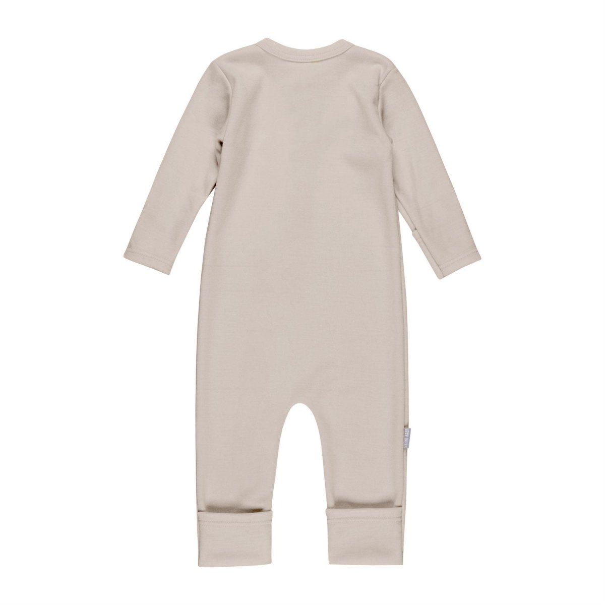 Lightweight Merino Wool Baby Overall – Beige - Tiny Tugz™