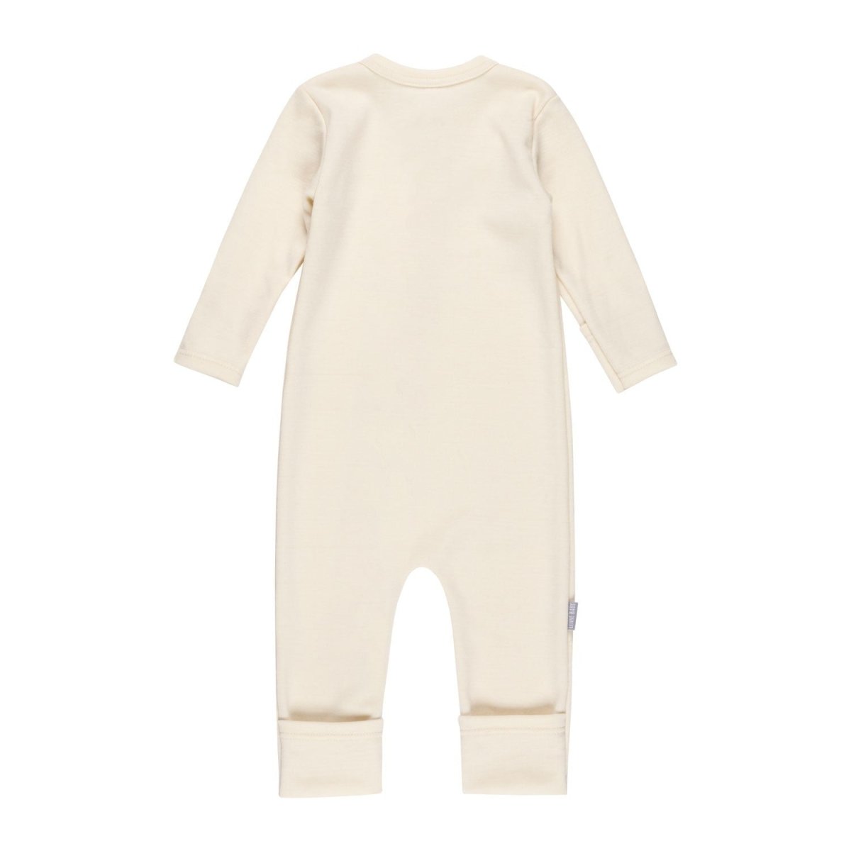 Lightweight Merino Wool Baby Overall – White - Tiny Tugz™