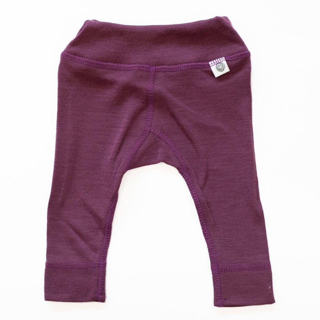 Wool Baby Pants - Merino Wool - Crushed Violets