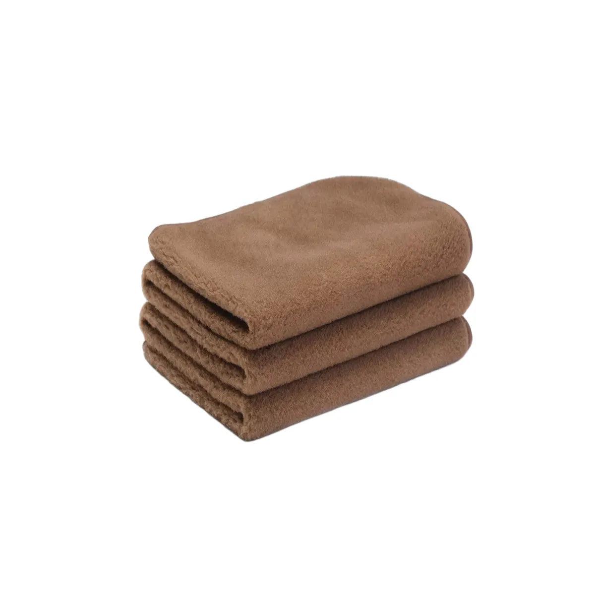 Wool Cot Underlay - Camel Wool / Merino Wool - 60x120cm - Brown