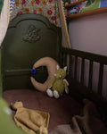 Wool Cot Underlay - Camel Wool / Merino Wool - 60x120cm - Brown