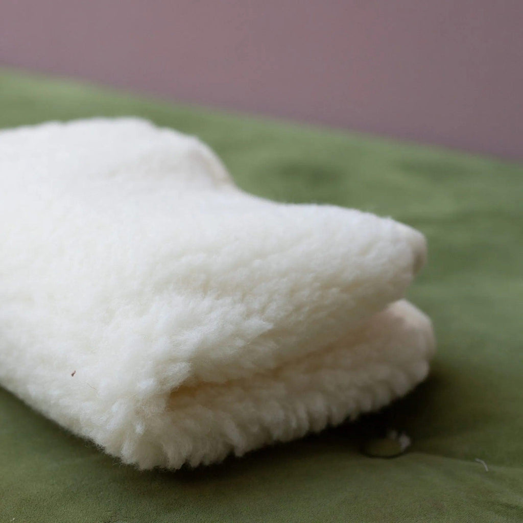 Wool Cot Underlay - Merino Wool - 60x120cm - Natural