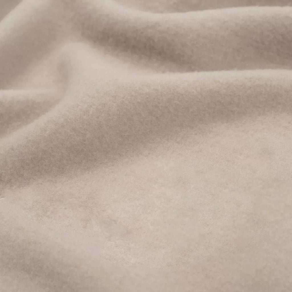 Wool Cradle Blanket, Fleece - 75cmx100cm - Merino Wool - Beige