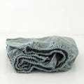 Linen Fitted Sheet for Kids - Blue Fog