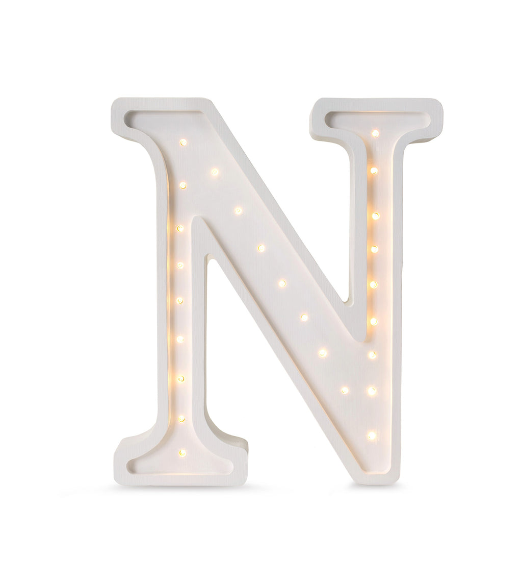 Little Lights Letter Lamp - N