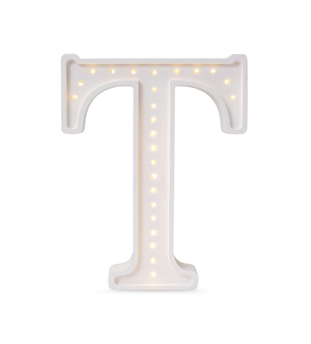 Little Lights Letter Lamp - T
