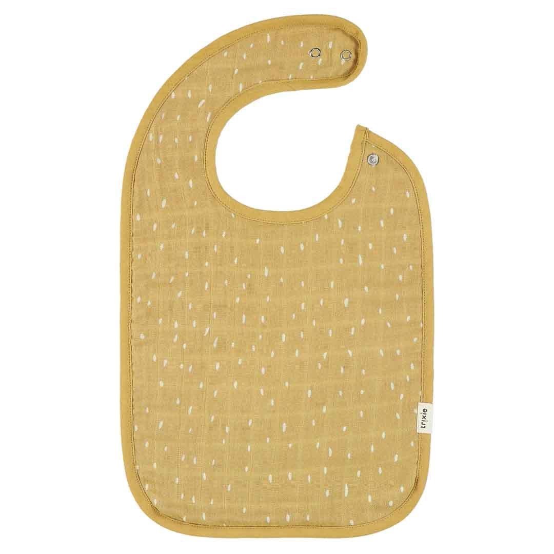 Lively Lion Daring Dino Bib 3-Pack – 100% Organic Cotton, Adjustable Snap Closure (0m+) - Tiny Tugz™